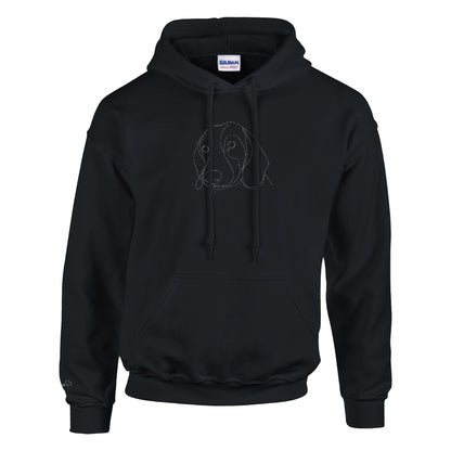 Cozy hoodie with custom pet embroidery – the love you can wear